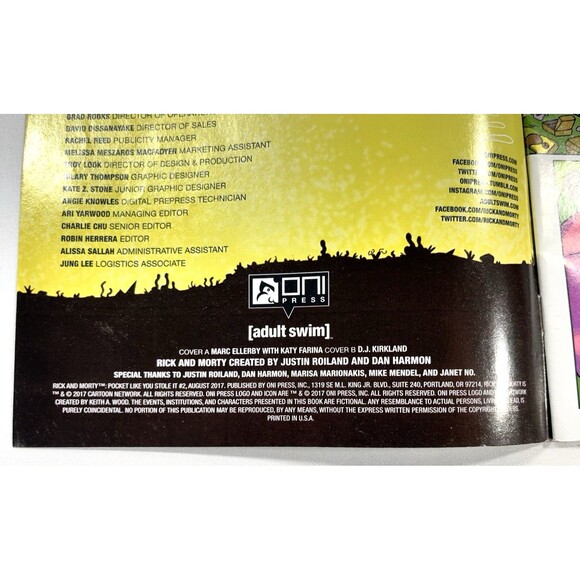 Rick and Morty: Pocket Like You Stole It #2 Oni Press Comic 2017 - Picture 5 of 8